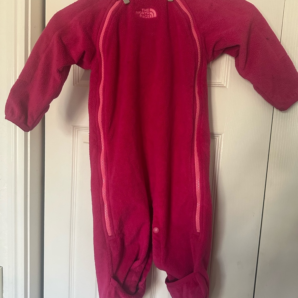 The North Face Kids Fuchsia Footie